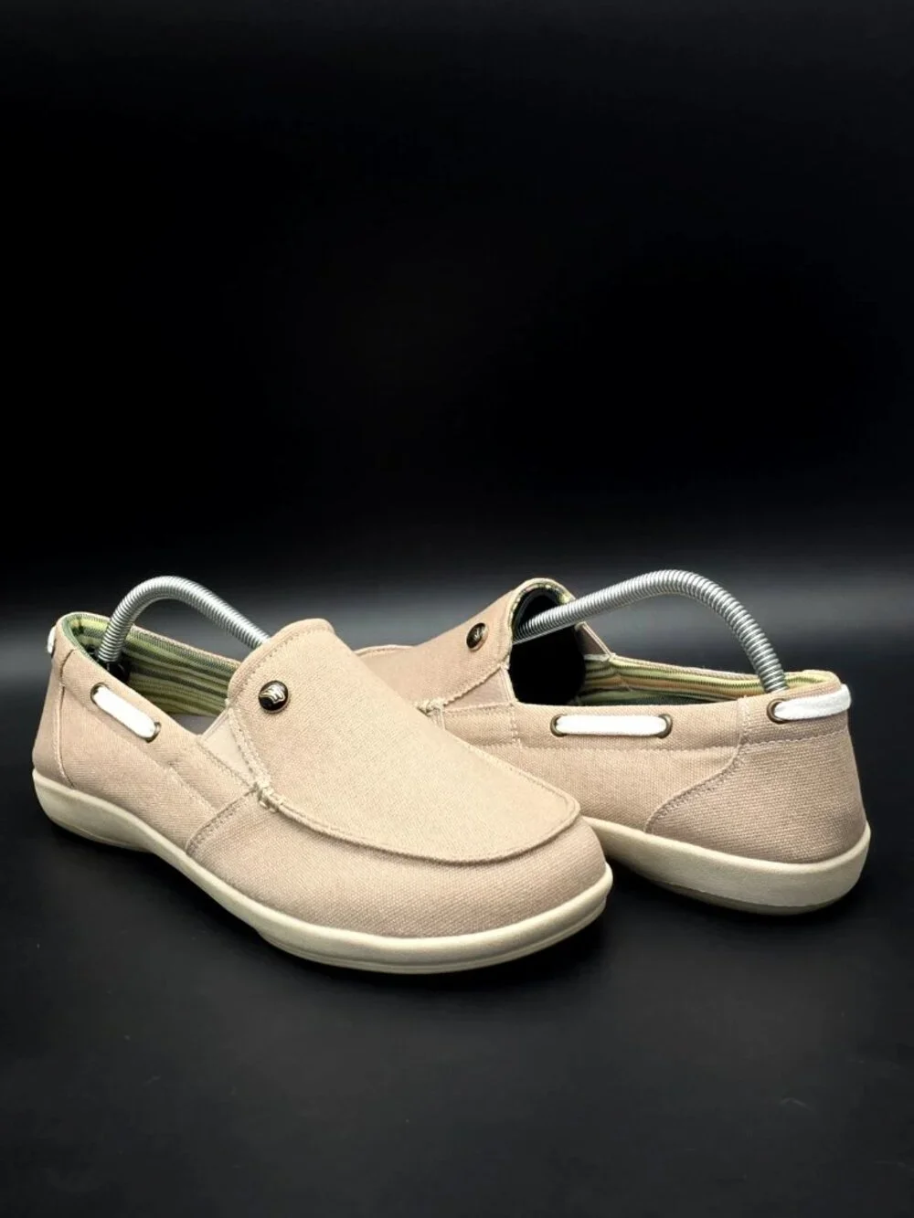 Walk Hero Comfort & Support Beige Slip-On Loafers Casual Shoes Women's Size 9.5